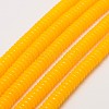 Imitation Amber Resin Heishi Beads Strands RESI-A009G-8mm-01-1