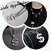 300Pcs 304 Stainless Steel Pendants STAS-UN0022-78-5
