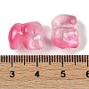 Spray Painted Glass Beads GLAA-Z007-04H-3