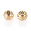 Ion Plating(IP) 202 Stainless Steel Rondelle Spacer Beads X-STAS-F094-06B-G-2