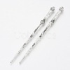 Tibetan Style Alloy Hair Stick Findings TIBE-Q083-002AS-RS-1