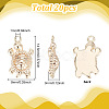 20Pcs Brass Charms KK-GO0001-19-2