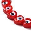 Handmade Evil Eye Lampwork Beads Strands X-LAMP-E023-07B-02-3