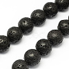 Natural Lava Rock Stone Beads Strands X-G-R193-18-12mm-1
