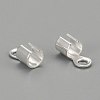 Brass Cord Ends X-KK-E182-S-1