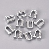 Alloy Slide Charms LS-PALLOY-WH0066-21U-2