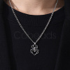 Halloween Skull Spider 201 Stainless Steel Pendant WGFDFDE-01-4