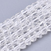 Natural Quartz Crystal Beads Strands G-R460-037-1