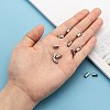 Tarnish Resistant 304 Stainless Steel Cord Ends STAS-E033-1-4