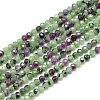 Natural Ruby in Zoisite Beads Strands G-S152-06-2mm-1
