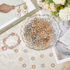 200Pcs 2 Colors CCB Plastic Bead Frame CCB-SC0001-24-3