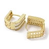 Rack Plating Brass Micro Pave Cubic Zirconia Hoop Earrings for Women EJEW-F331-02G-2