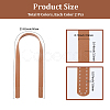 16Pcs 8 Colors Imitation Leather Bag Handles FIND-BBC0004-51-2