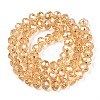 Electroplate Glass Beads Strands EGLA-A034-T6mm-A30-3
