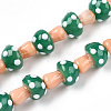 Handmade Lampwork Beads Strands LAMP-N024-09E-2