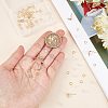 12Pcs 2 Style Brass Stud Earring Findings KK-CN0001-92-4