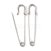 Iron Kilt Pins Brooch clasps jewelry findings IFIN-R191-75mm-1