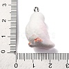 Flocky Resin Pendants RESI-Q011-03D-3