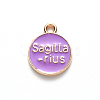 Alloy Enamel Pendants ENAM-S124-01A-01F-3