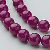 Natural Mashan Jade Round Beads Strands X-G-D263-8mm-XS12-2