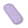 Oval PU Leather Knitting Crochet Bags Nail Bottom Shaper Pad DIY-WH0349-26LG-01-1