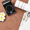12Pcs 6 Styles 304 Stainless Steel Chains Bracelets for Men Women BJEW-SC0001-64-5