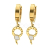 Snake Ion Plating(IP) 304 Stainless Steel Dangle Earrings EJEW-G400-47G-02-1