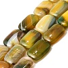 Natural Striped Agate/Banded Agate Beads Strands G-B137-B01-01K-1