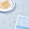 Brass Linking Rings KK-SC0001-22G-4
