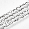 Tarnish Resistant 304 Stainless Steel Cable Chains CHS-S005-04-1