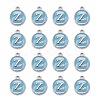 Platinum Plated Alloy Enamel Charms ENAM-S118-04Z-P-2