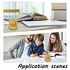 4Pcs 4 Colors Gradient Color Acrylic Cup Mats AJEW-GO0001-04-7