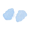 Frosted Transparent Acrylic Beads X1-OACR-P029-04B-04-3
