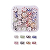 Silver Color Plated Alloy Rhinestone European Beads CPDL-X0001-02-1