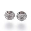 Tarnish Resistant 304 Stainless Steel Textured Spacer Beads STAS-P108-04P-1
