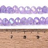 Electroplate Crackle Imitation Jade Glass Beads Strands LS-EGLA-Q131-02B-05-4