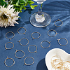 30Pcs 316 Surgical Stainless Steel Hoop Earring Findings STAS-LP0001-01-3