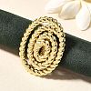 Brass Cuff Rings for Women RJEW-Q008-03G-4