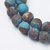 Natural Chrysocolla Round Bead Strands G-G969-12mm-3