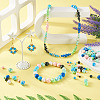 160Pcs 8 Colors Assembled Synthetic Stone and Trochus Shell Beads G-TA0002-31C-8