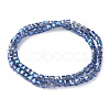 Electroplate Glass Bead Strands EGLA-R064-4mm-M-2