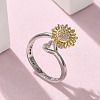 Rotatable Open Finger Rings for Women LS-RJEW-H245-02PG-1