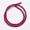 Natural & Dyed Malaysia Jade Bead Strands G-A146-4mm-A15-2
