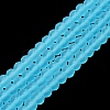 Transparent Glass Beads Strands EGLA-A034-T2mm-MD08-2