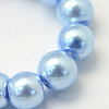 Baking Paint Glass Pearl Bead Strands X-HY-Q003-3mm-24-3