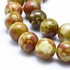 Natural Bloodstone Beads Strands G-I213-25-12mm-3