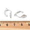 Brass Clip-on Earring Findings LS-KK-K371-27A-P-3