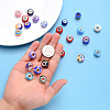 Acrylic & Resin & Polymer Clay Rhinestone European Beads FPDL-S015-04G-4