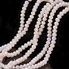 Electroplate Glass Beads Strands EGLA-A034-J4mm-T06-1