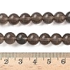 Natural Ice Obsidian Beads Strands G-P590-A01-8mm-01-3